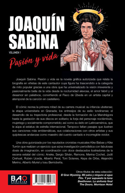 Preventa Joaquín Sabina. Pasión y vida (Vol. 1) (Con camiseta y postales de regalo) - Imagen 3